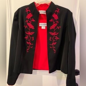 Jessica Howard 2 Piece Blazer with Shell - Sz 14
